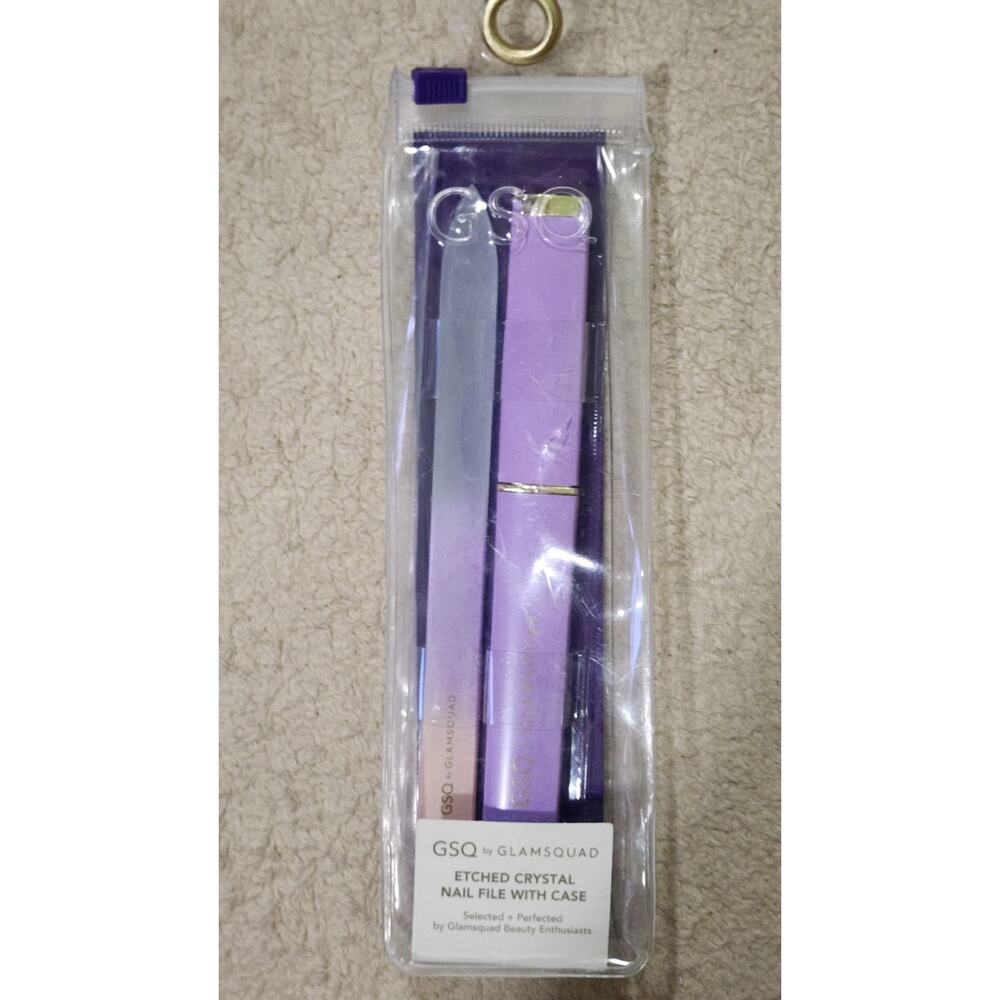 GSQ by Glamsquad Etched Crystal Nail File with Case